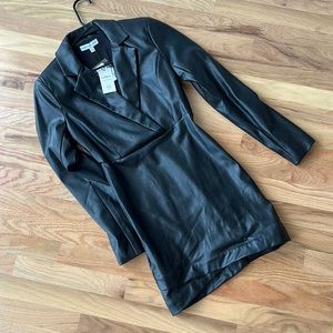 Express ft. Negin Mirsalehi Faux Leather Dress - New - Size 0